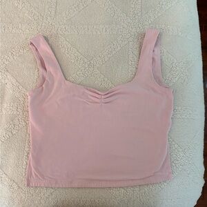 Pink crop top